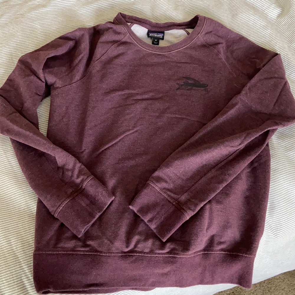 Patagonia Maroon Sweatshirt EUC size M